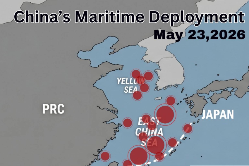 Taiwán Acusa a China de Movilizar Más de Cien Barcos Cerca de la Isla