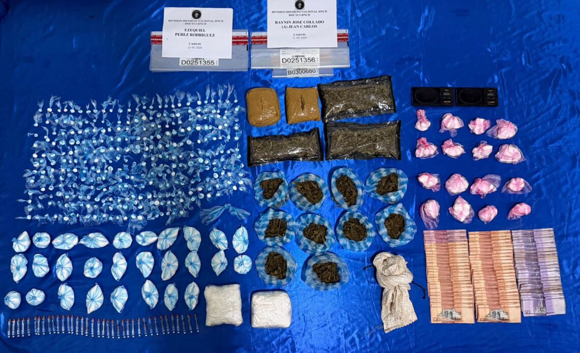 DNCD Realiza Otro Operativo en el Sector 42 de Capotillo y Confisca Más de 6 Kilogramos de Drogas