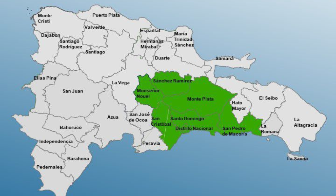 COE Extiende Alerta Verde a Varias Provincias y al Distrito Nacional por Vaguada