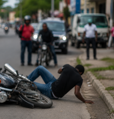 Incidente en Santiago: Motoconchista Baleado Tras Discusión con Agente de la Digesett