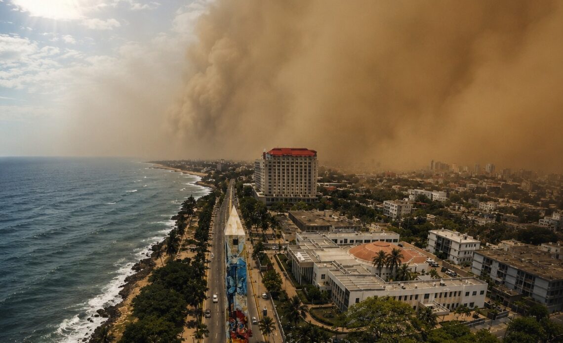 Primera Nube de Polvo del Sahara Llega a República Dominicana: Aumento de Temperaturas y Alergias