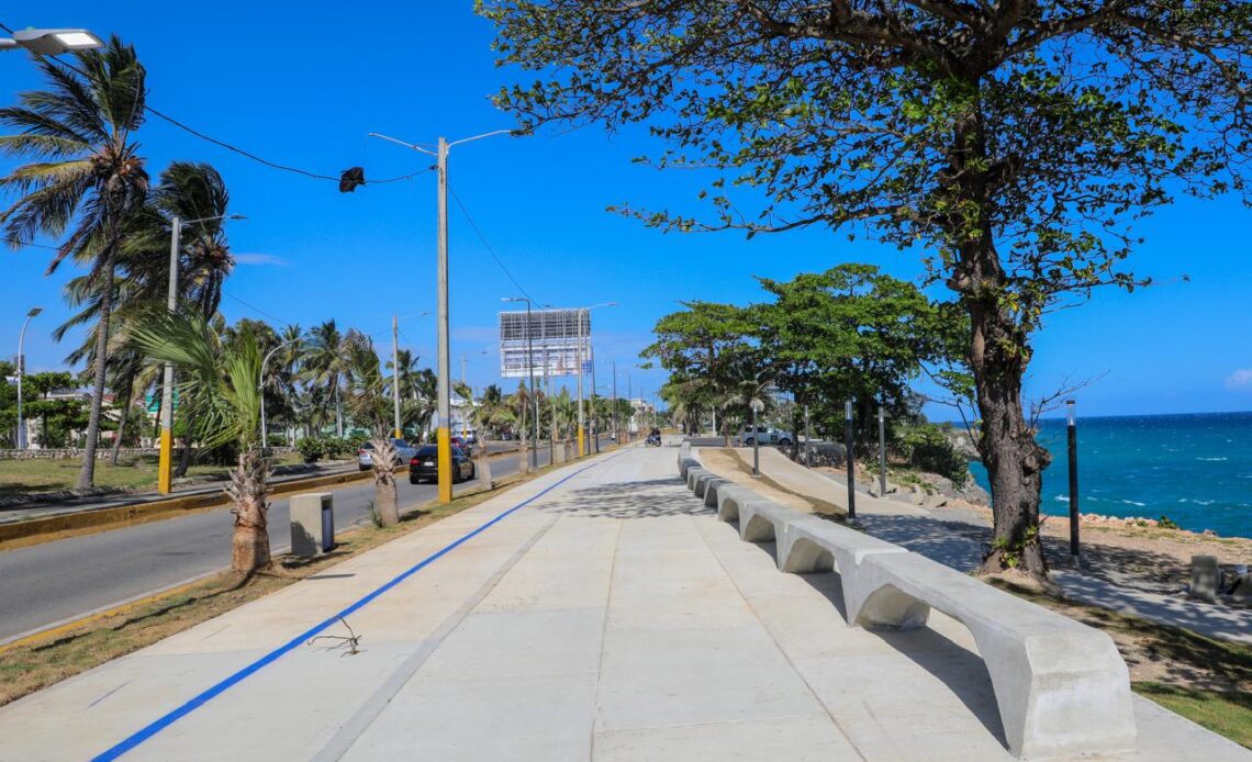 Gobierno dominicano finaliza la remodelación del malecón de Santo Domingo Este con inversión superior a 685 millones de pesos