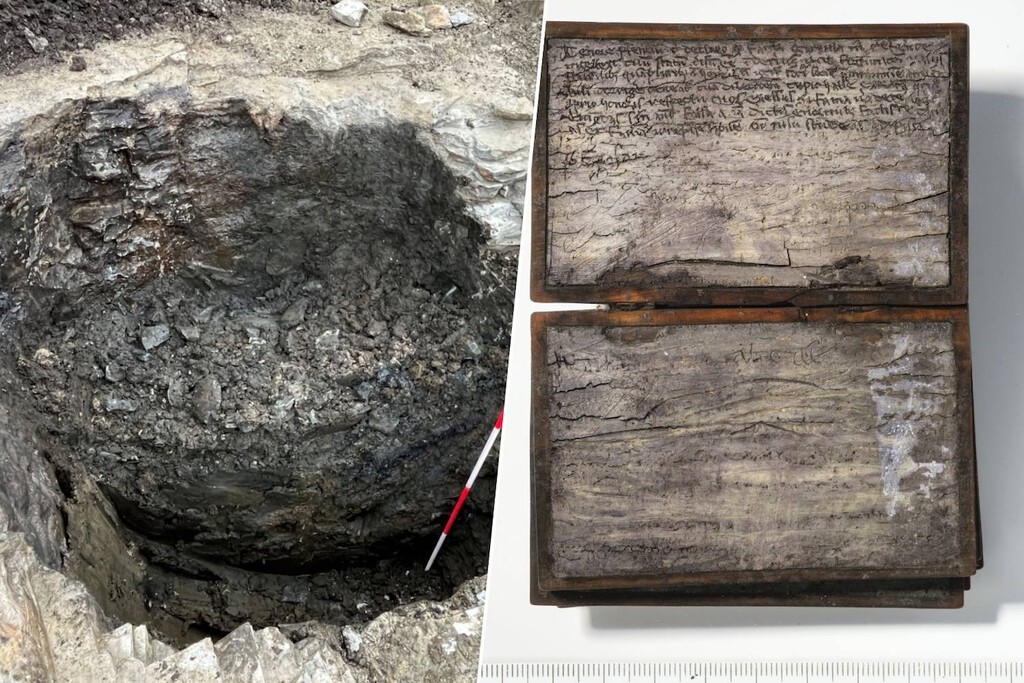 Descubren un cuaderno medieval intacto en una letrina: un hallazgo sorprendente
