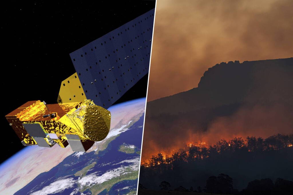 Satélite de detección temprana de incendios comprometido por la basura espacial