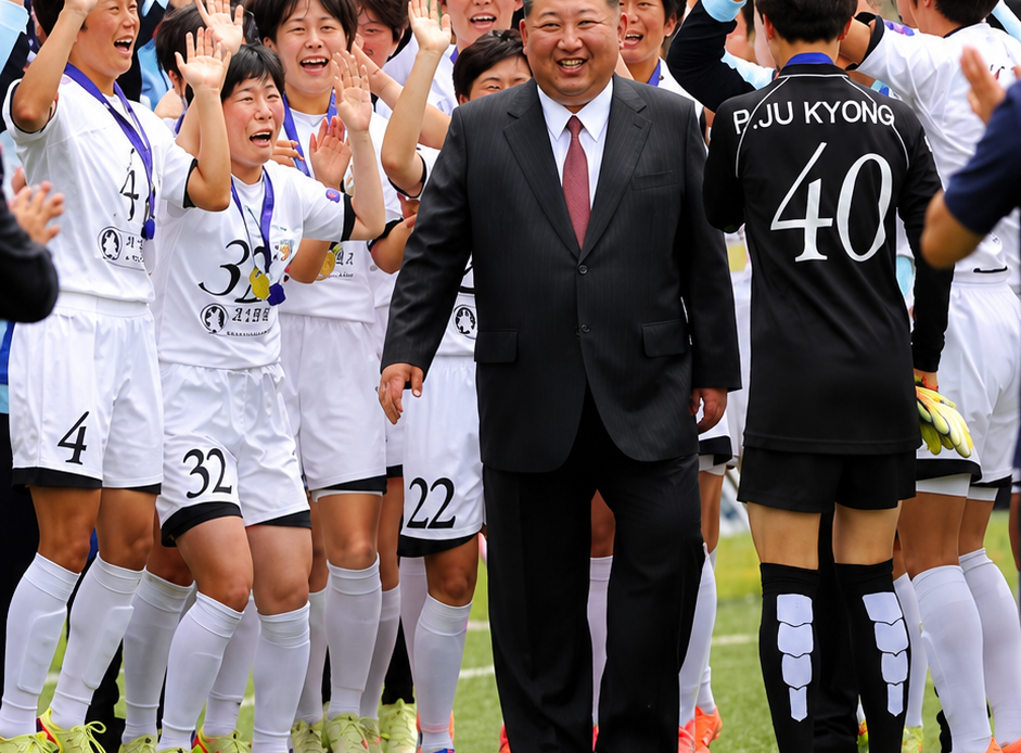 Emotiva Recepción de Kim Jong-un a las Campeonas de Asia en Corea del Norte