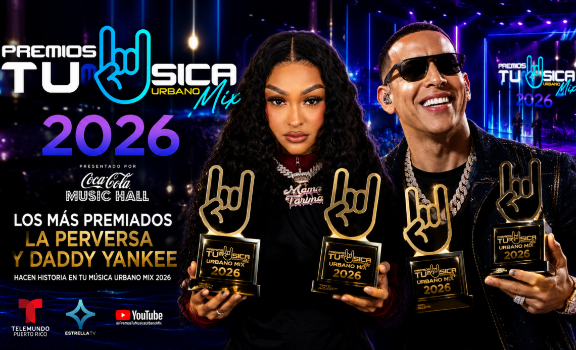 La Perversa y Daddy Yankee Destacan con Dobles Premios en los Tu Música Urbano 2026