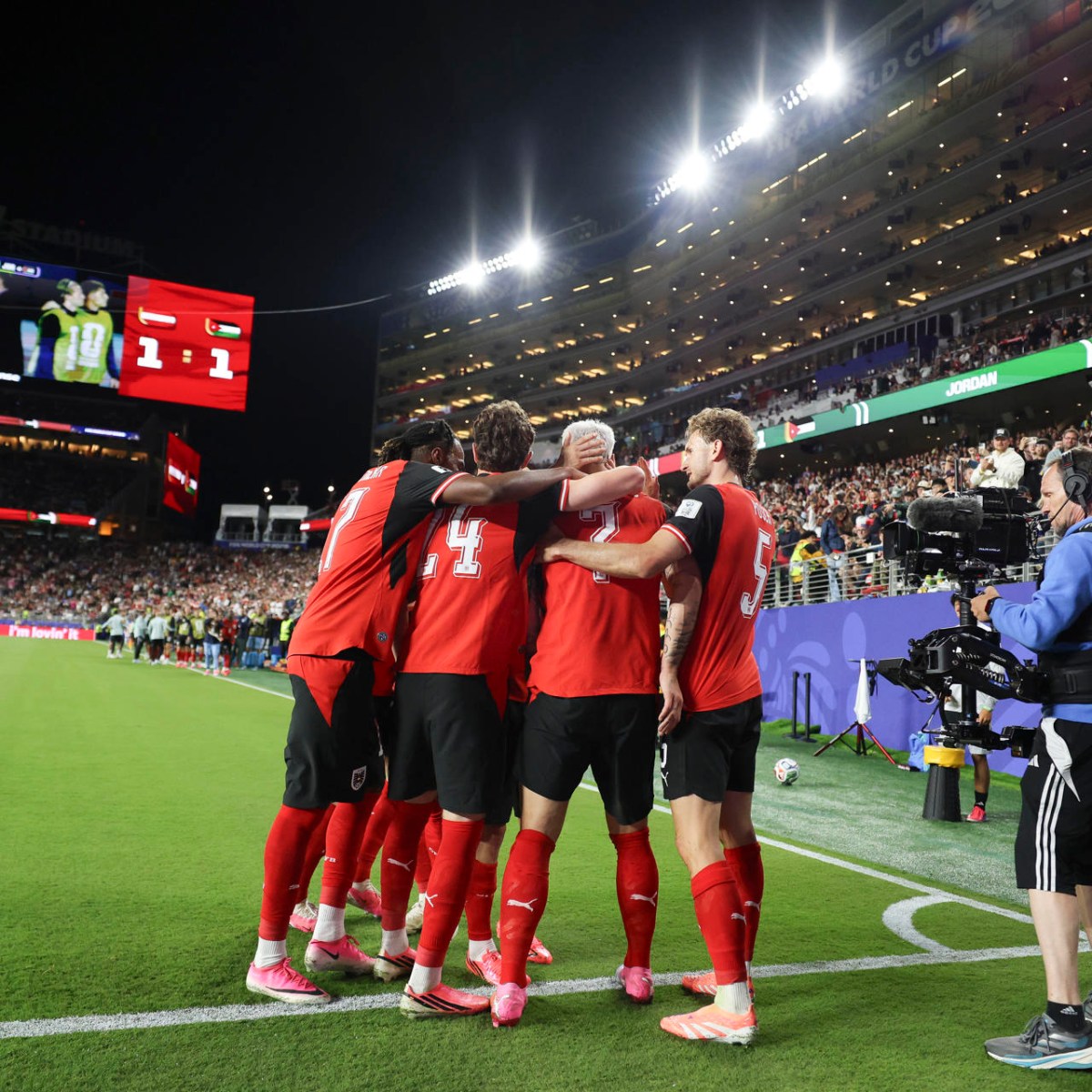 Austria Vence con Dificultad a la Novata Jordania en su Debut Mundialista