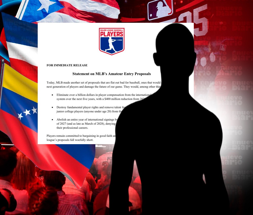 Asociación de Jugadores de MLB Niega Propuesta de Draft Internacional y Reformas al Sistema de Firmas