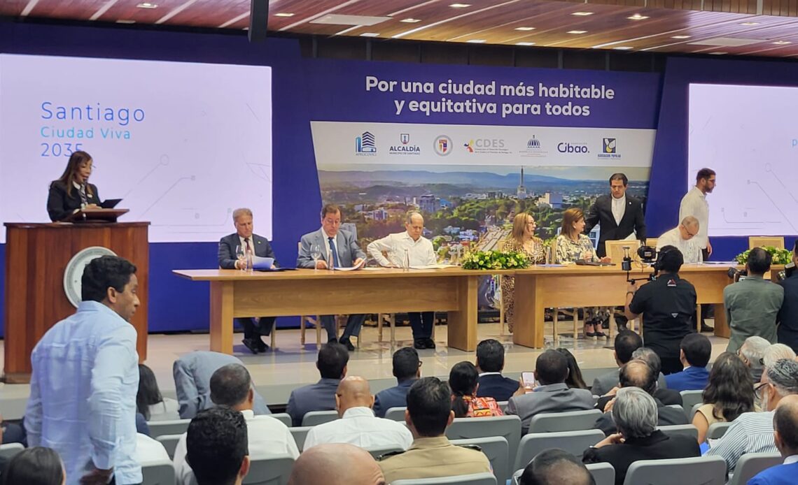Santiago impulsa su desarrollo urbano hacia 2035 con la firma del “Pacto por una Mejor Ciudad”
