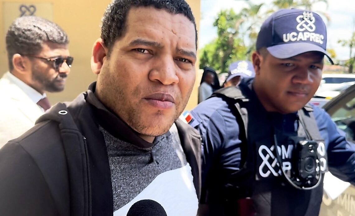 Wilkin García Peguero, ''Mantequilla'', Afirma Inocencia Durante Traslado a Fiscalía