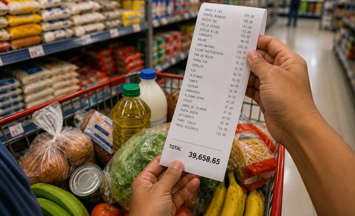 El costo de la canasta básica en la Región Sur, aunque el más bajo, asciende a RDNULL,658.65