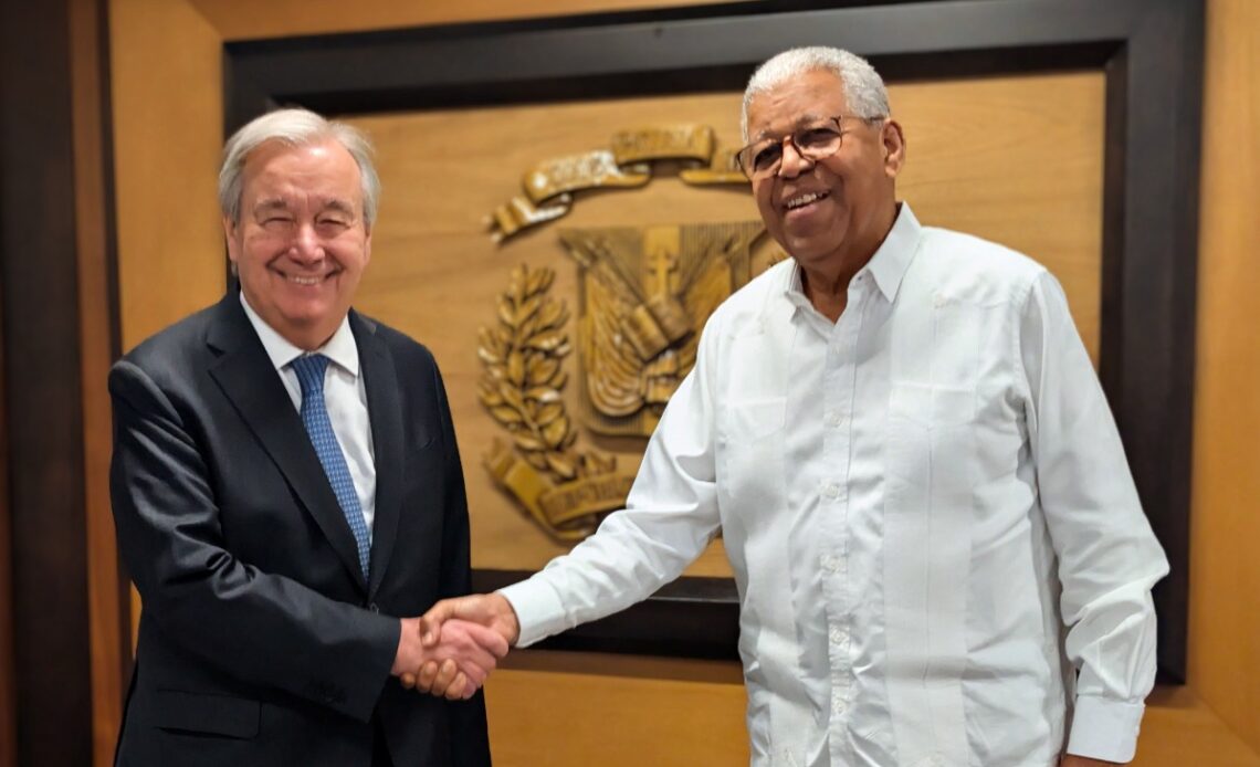 Guterres Expresa Gratitud a República Dominicana por Apoyo a Misión en Haití