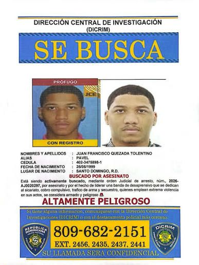 Detenido presunto líder de banda vinculada a sicariato, secuestros y tráfico de armas