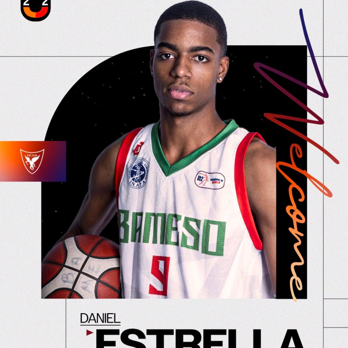 Daniel Estrella se incorpora al baloncesto español con el UCAM Murcia