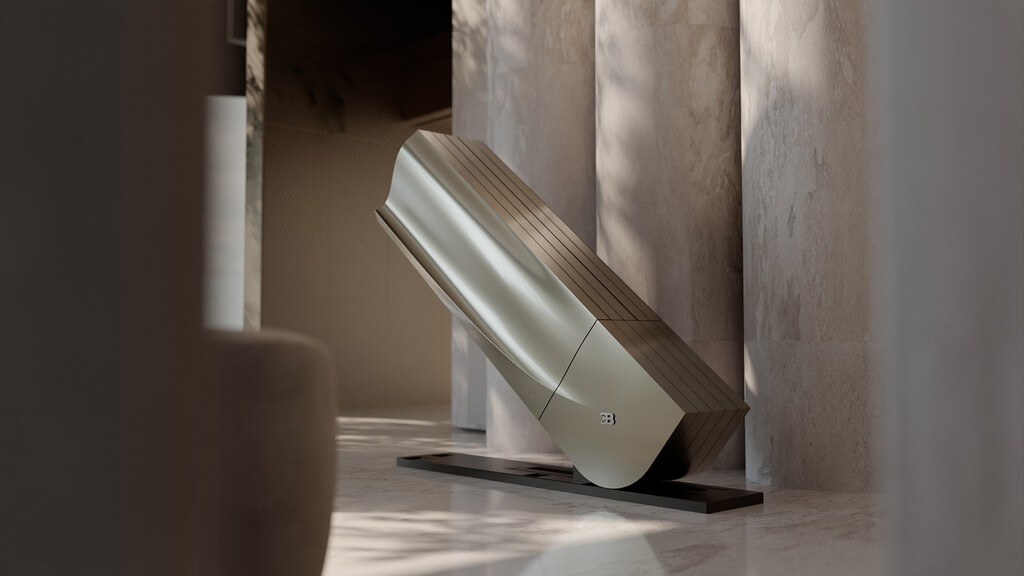 Bugatti presenta una lujosa televisión plegable de 137 pulgadas en colaboración con C SEED
