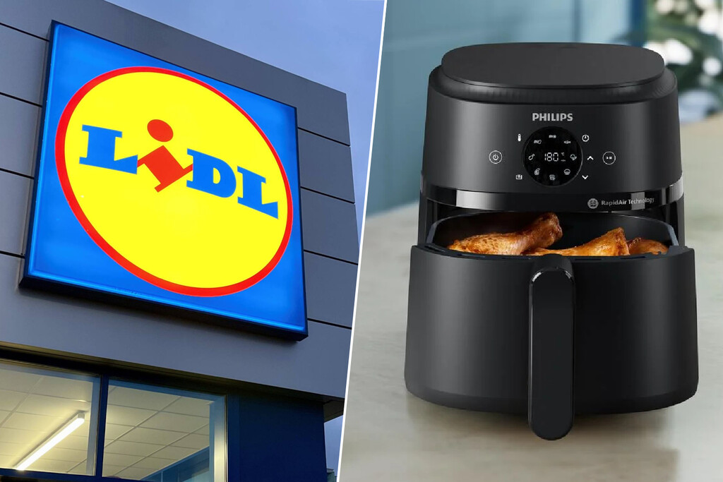 Lidl ofrece freidora de aire Philips compacta con aplicación de recetas por menos de 60 euros
