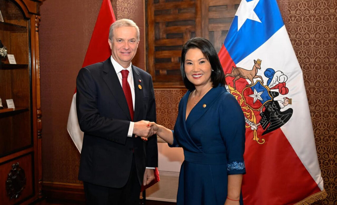 Keiko Fujimori y José Antonio Kast Reafirman Compromiso con el Diálogo Bilateral entre Perú y Chile
