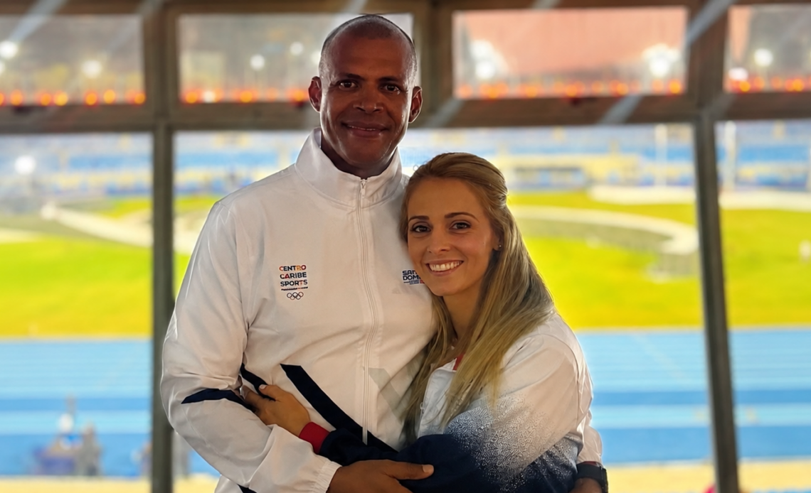 María Dimitrova Rinde Homenaje a Félix Sánchez Tras su Emotiva Participación en los Juegos de Santo Domingo 2026