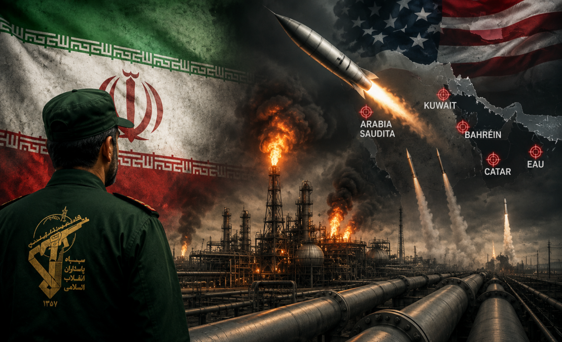 Irán amenaza con ataques a infraestructuras petroleras y de gas de EE. UU. y sus aliados