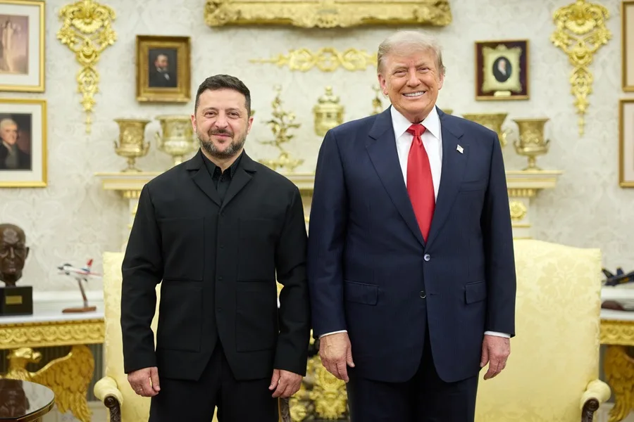 Presidentes Trump y Zelenski dialogan en la Casa Blanca sobre producción de misiles Patriot en Ucrania