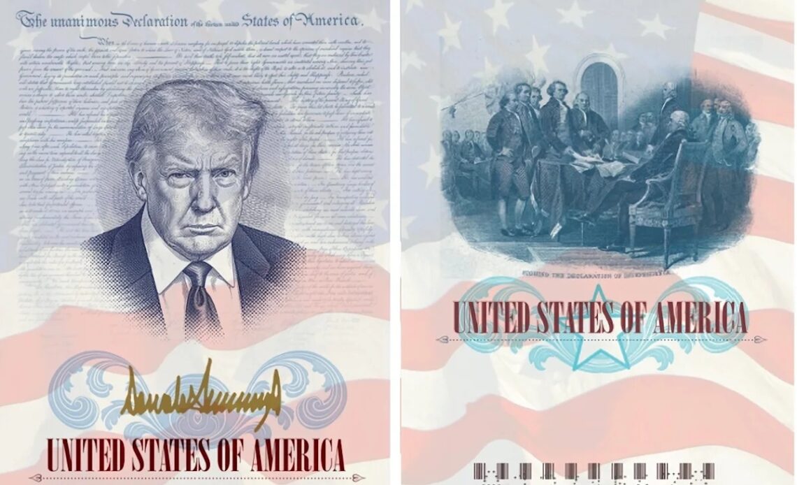 EE.UU. Lanza Pasaportes Conmemorativos con Imagen de Trump por el 250 Aniversario