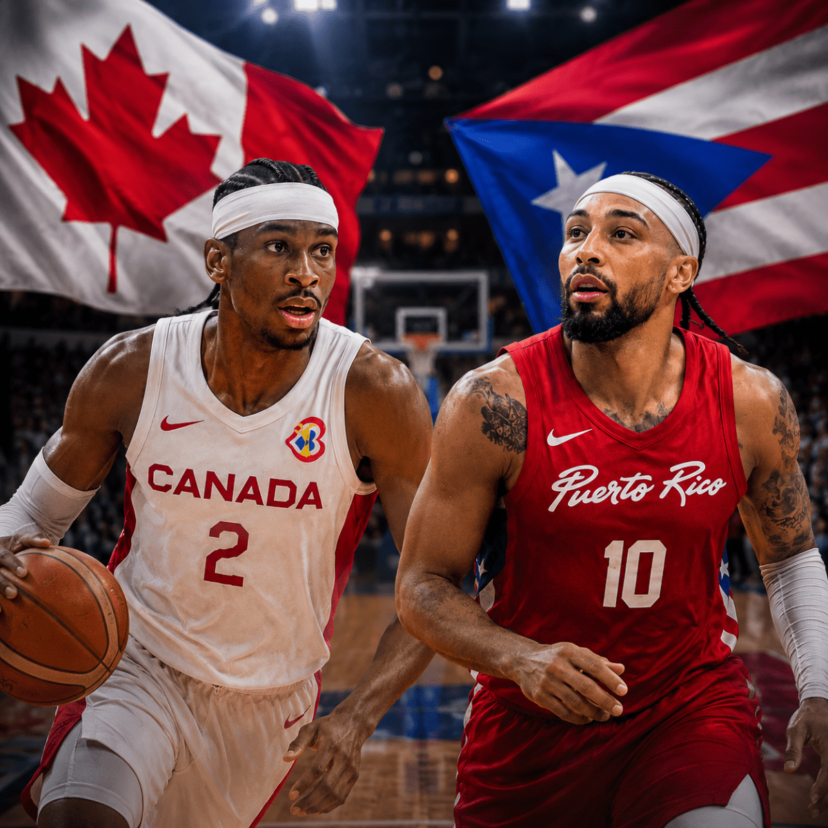 Puerto Rico se Mide a Canadá, Liderada por Shai Gilgeous-Alexander, en un Duelo Clave sin José Alvarado