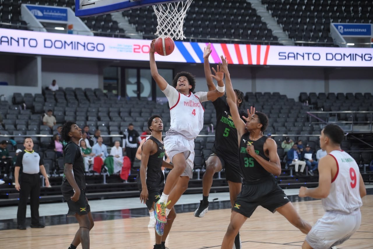 México Derrota Contundentemente a Jamaica en Baloncesto Masculino de los JCC Santo Domingo 2026