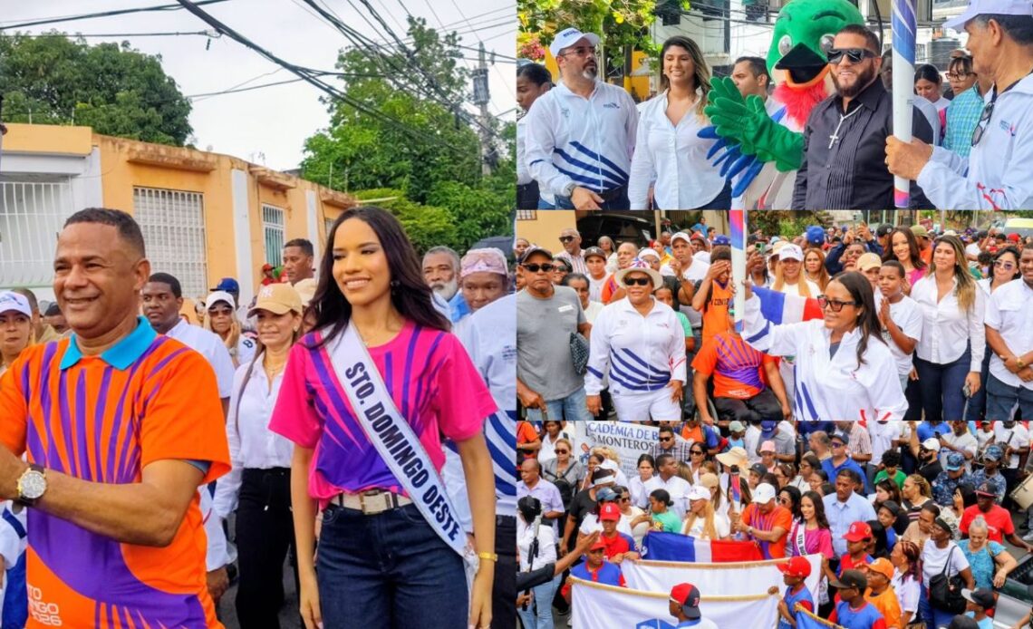 La Antorcha de los Juegos Centroamericanos y del Caribe 2026 Llega a Santo Domingo Oeste