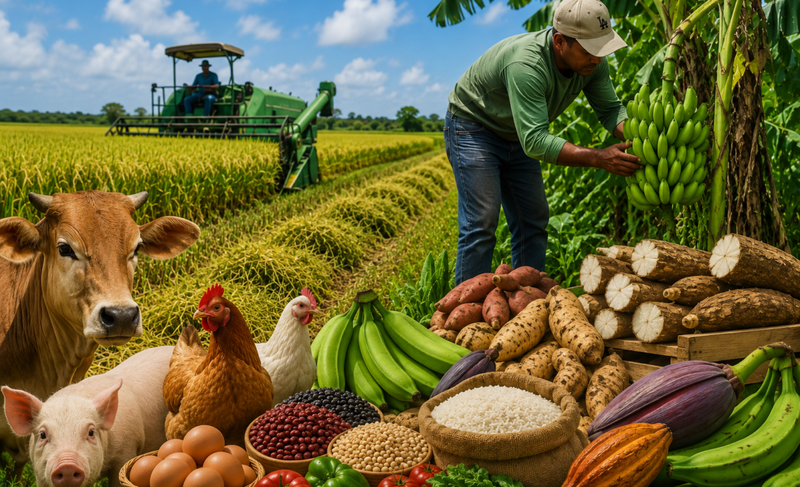 República Dominicana Alcanza Récords Históricos en Producción Agropecuaria Durante 2025