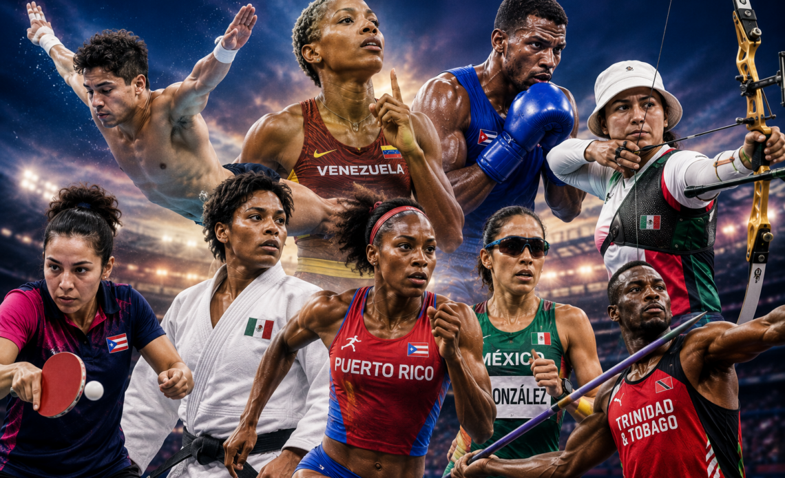 Grandes Figuras Deportivas Internacionales Competirán en los Juegos Centroamericanos y del Caribe 2026