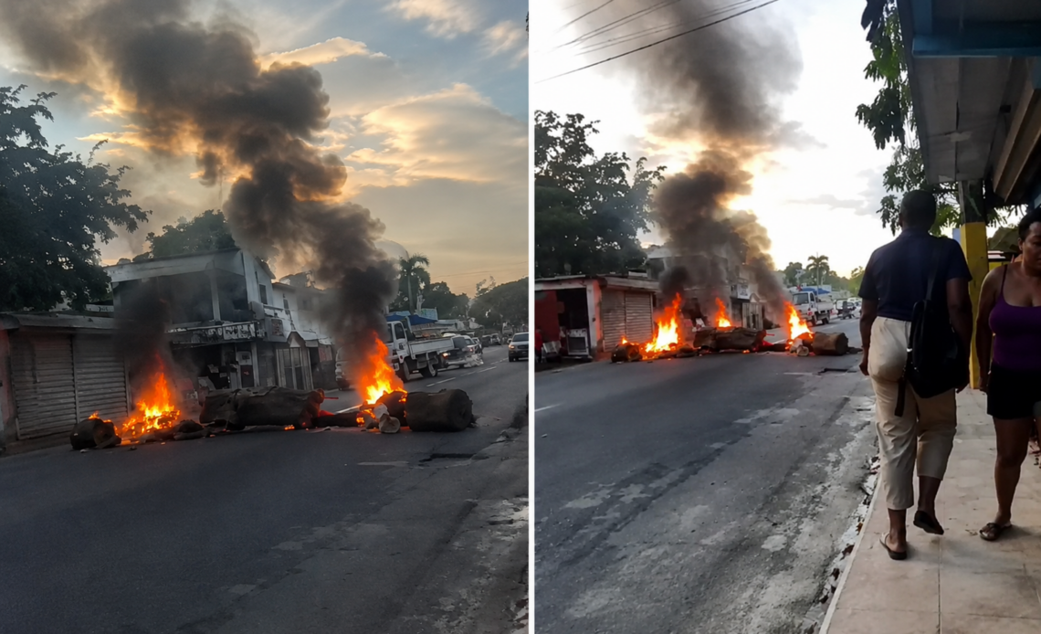 Interrupciones Eléctricas Generan Protestas en Los Botados, Monte Plata