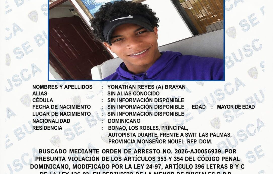 DICRIM Busca a ''Brayan'' por Acusaciones de Delitos Sexuales en Monseñor Nouel