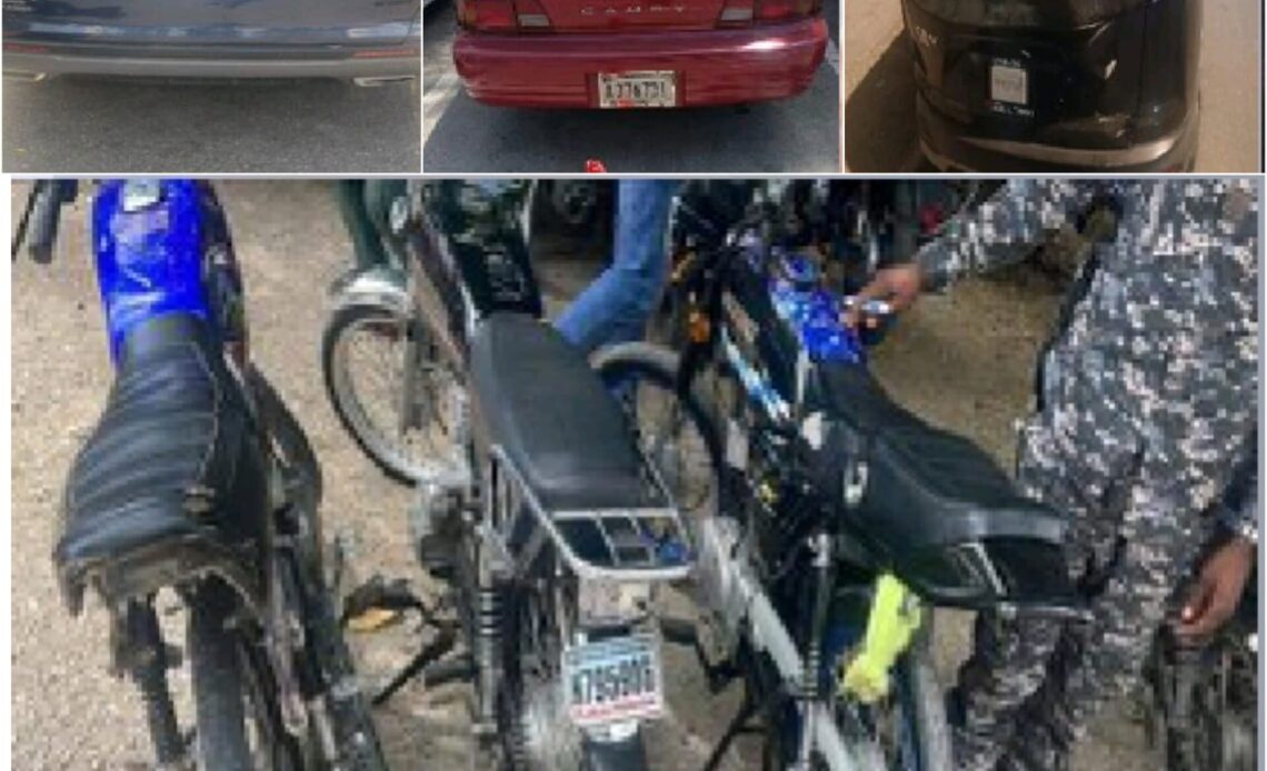 DICRIM Recupera Automotores y Motocicletas Sustraídos en San Cristóbal Mediante Operativos