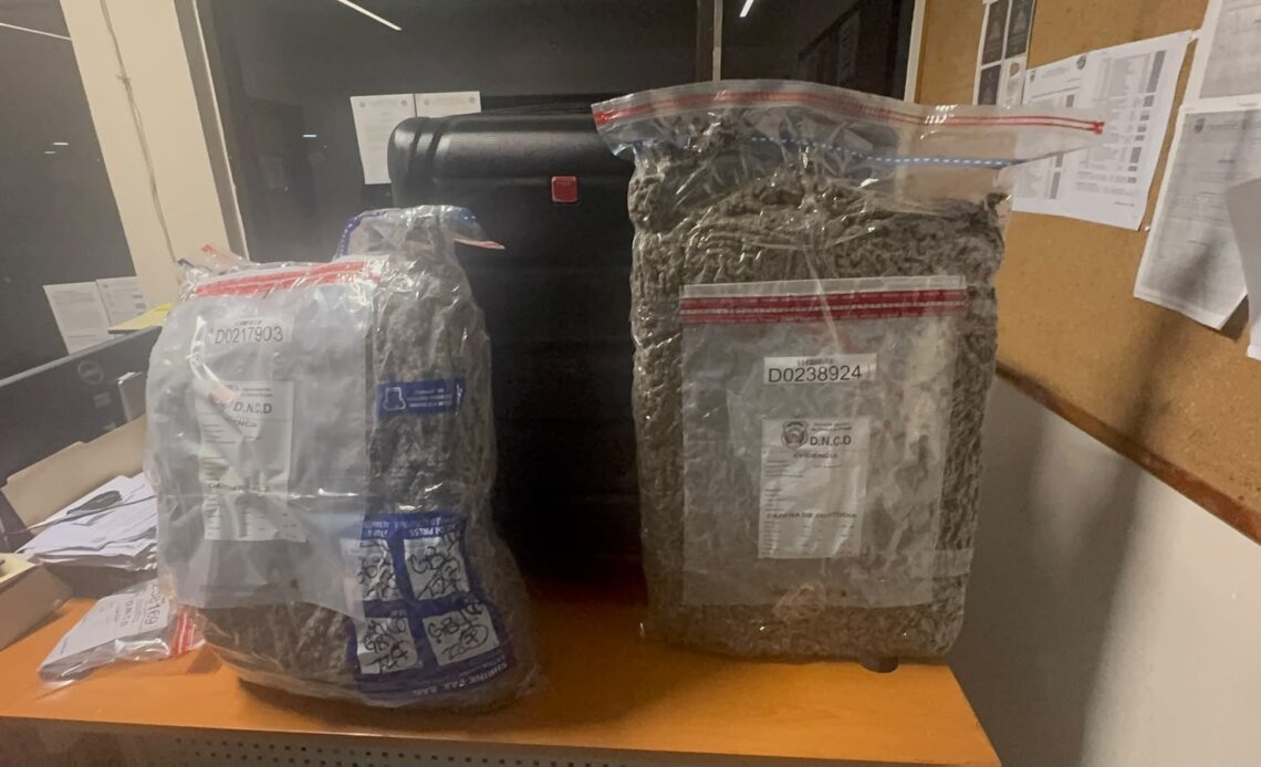 Autoridades Confiscan Casi 29 Libras de Marihuana en Maleta Abandonada en el AILA