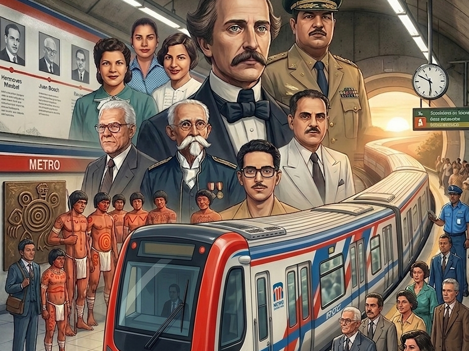Héroes y Legados: Las Personas Detrás de los Nombres de las Estaciones de la Línea 1 del Metro de Santo Domingo