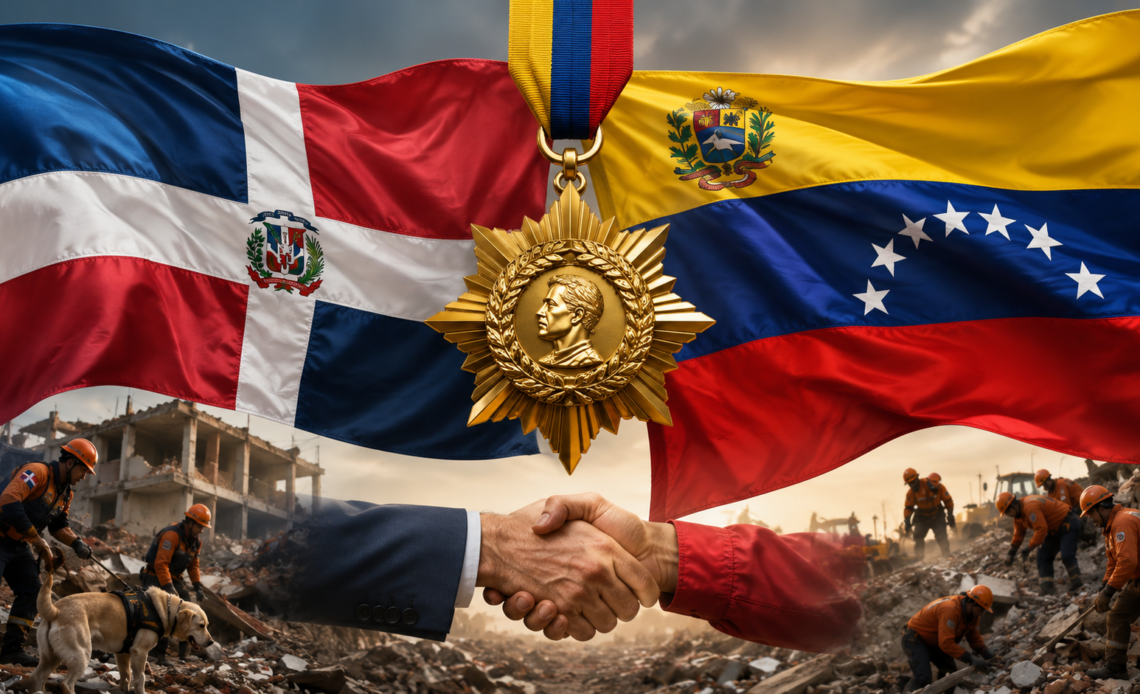 Venezuela Concede la Orden Héroe a República Dominicana por su Apoyo Post-Terremoto