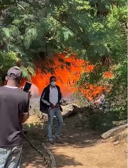 Habitantes de Valverde Alertan sobre Incendios y Destrucción Ambiental por Quema de Residuos