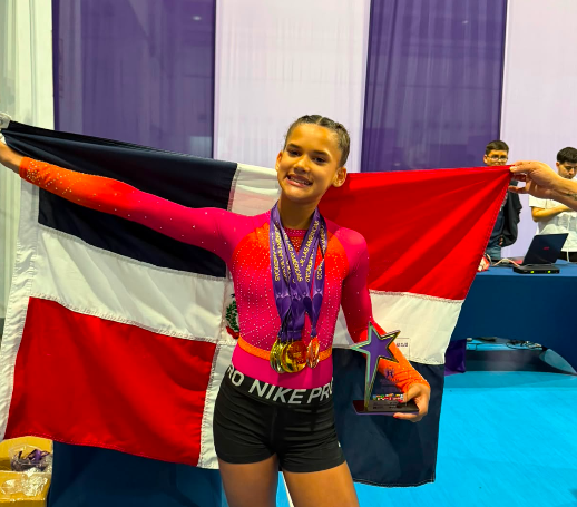Coral Caamaño de República Dominicana Gana la Copa de Las Américas y se Titula Campeona Continental de Gimnasia