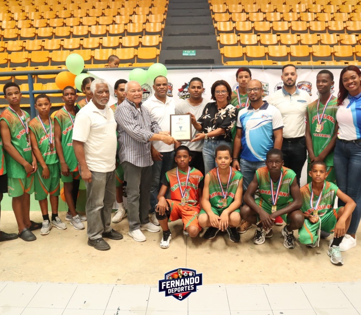 Bayaguana Triunfa en el Primer Campeonato Nacional U15 de Voleibol Masculino