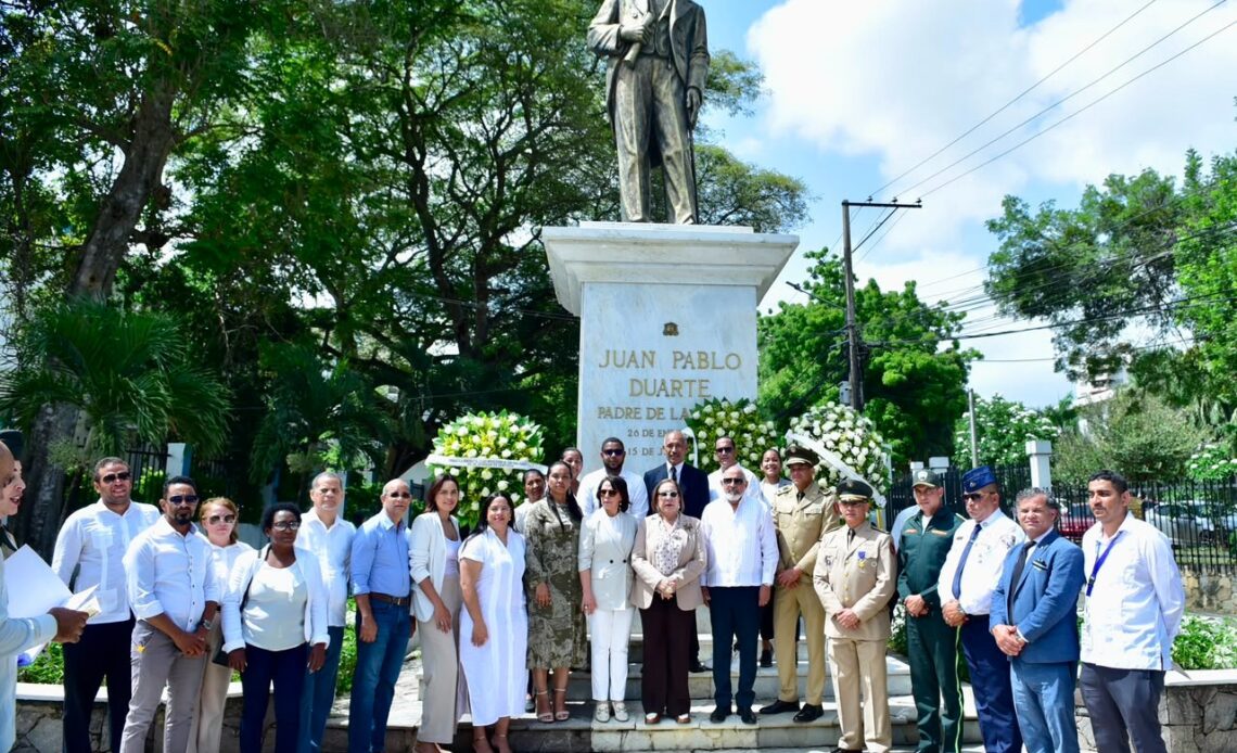 Conmemoran el 150 Aniversario del Fallecimiento de Juan Pablo Duarte en Santiago