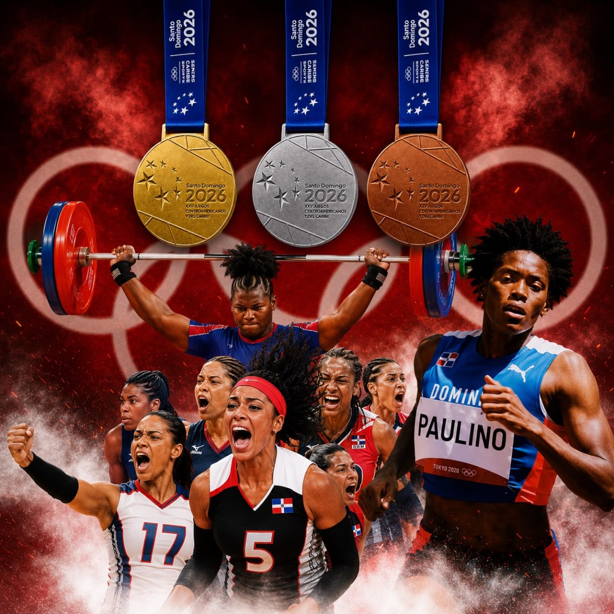 República Dominicana aspira a un récord de mil medallas en los Juegos Santo Domingo 2026