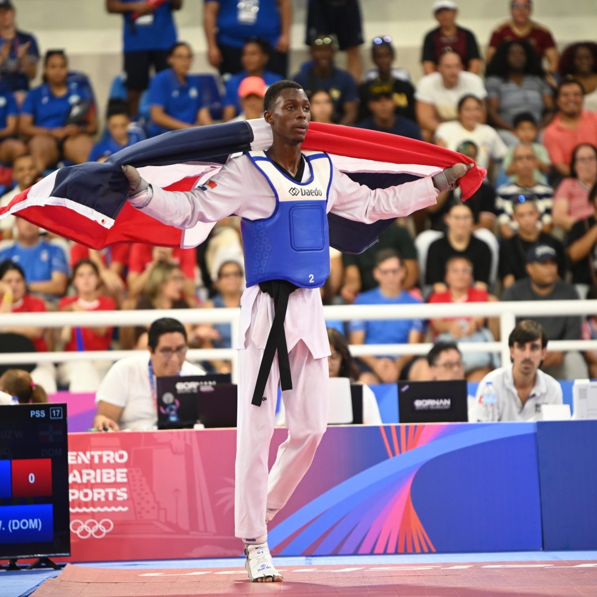 Wilfrido de la Cruz Consigue Oro en Taekwondo en los Juegos Santo Domingo 2026
