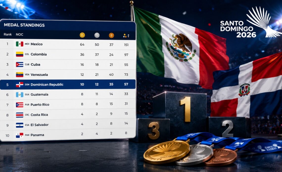 México Domina Medallero en Juegos SD 2026; República Dominicana Cierra el Miércoles en Quinto Lugar