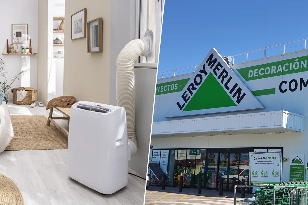 Leroy Merlin Ofrece Aire Acondicionado Portátil Multifuncional para Climatizar el Hogar Todo el Año