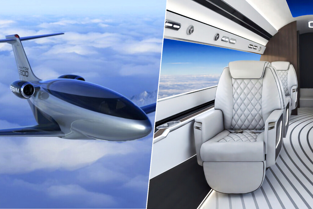 Otto Aerospace y Flexjet se asocian para introducir el avión Phantom 3500 sin ventanillas con visión panorámica