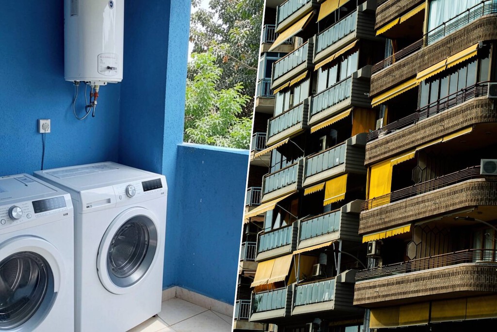 Riesgos y regulaciones al instalar una lavadora en balcones o patios: Evita multas de hasta 3.000 euros