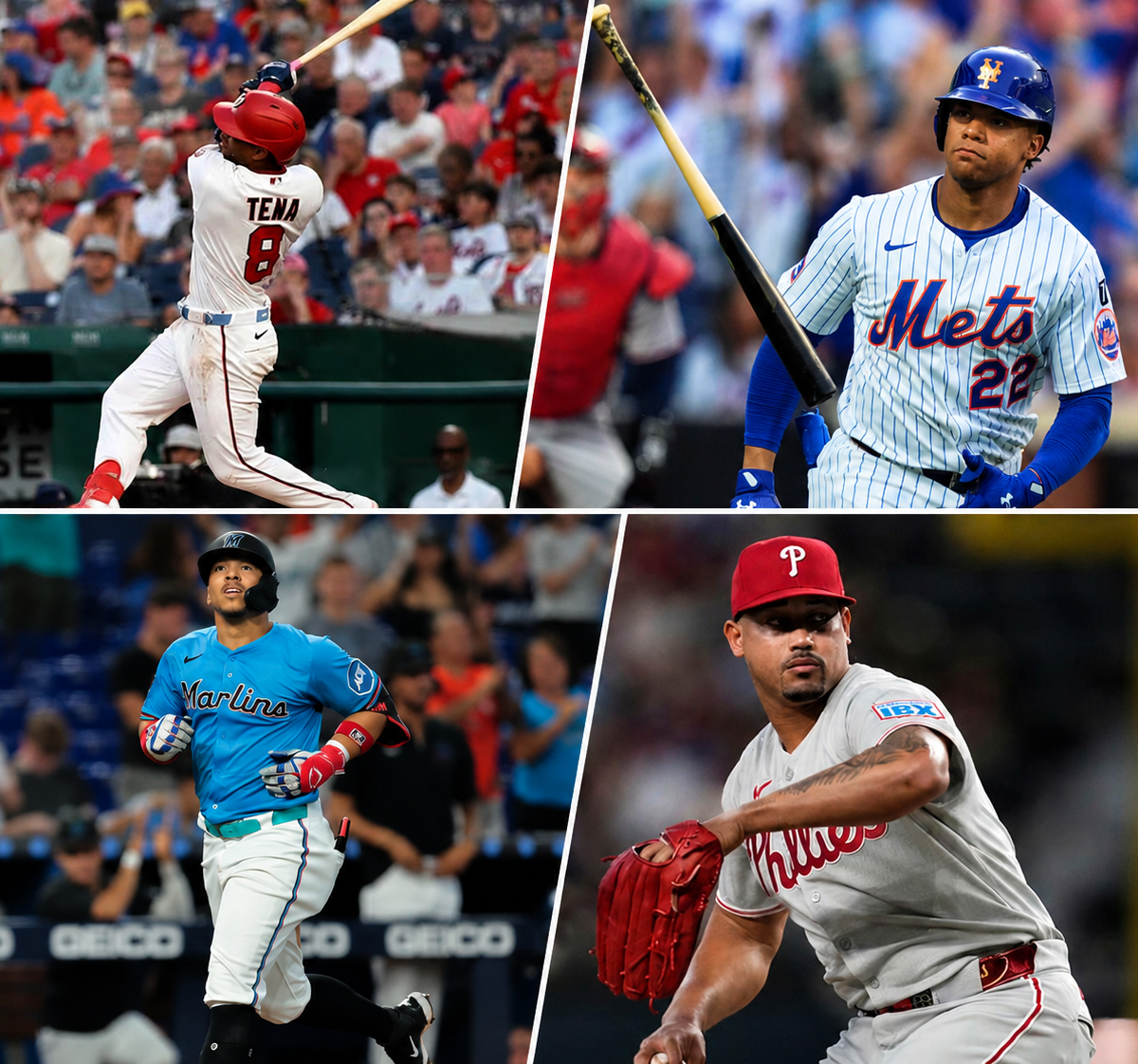 Destacada Jornada Dominicana en la MLB: Cuadrangulares de Soto, Hernández y Tena, y Salvamentos de Durán y Uribe