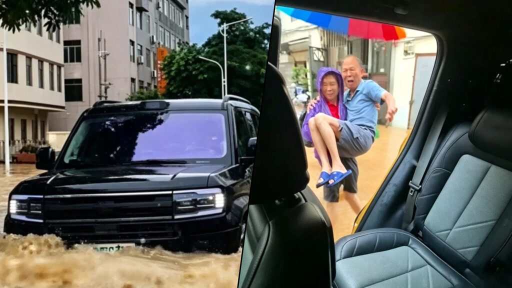 Voluntarios de BYD Desafían Advertencias y Usan Vehículos Eléctricos en Inundaciones de Guangxi