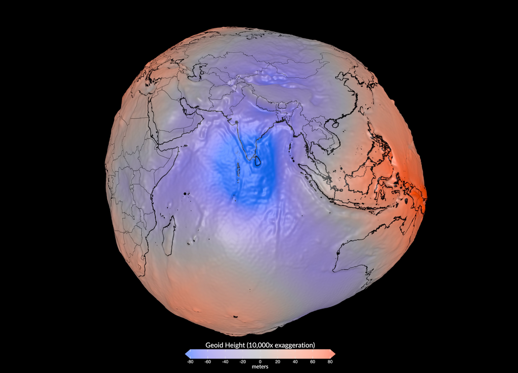 La NASA Revela la Forma Irregular de la Tierra Influenciada por la Gravedad