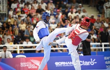 Wilfrido de la Cruz Cumple su Promesa de Oro en Taekwondo en los Juegos Santo Domingo 2026